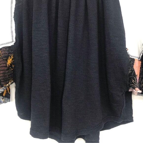 We The Free Free People Friday Fever Mixed Media Top - Picture 7 of 13